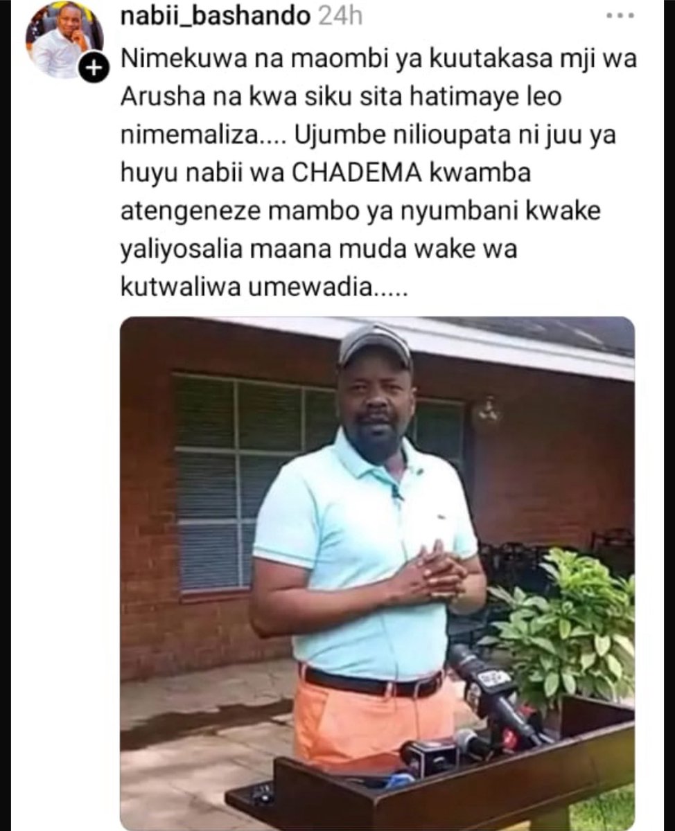 Godbless E.J. Lema tweet media