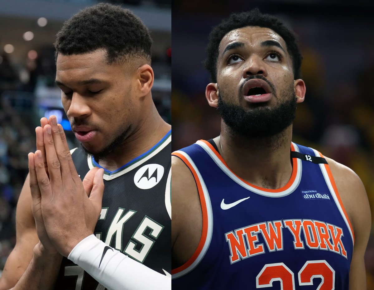 esidery's tweet image. For the Knicks to obtain Giannis Antetokounmpo, they need to find a facilitating team who is significantly interested in Karl-Anthony Towns.

A third team needs to be willing to help New York offload Towns while sending the Bucks premium prospects and unprotected 1st-round picks.