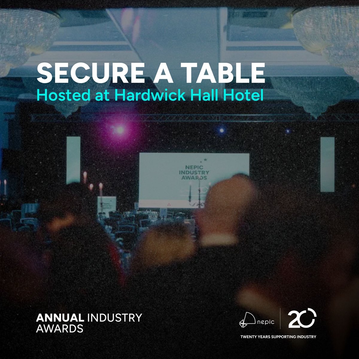 Secure your table at our Annual Industry Awards 2026👇 

Tables of 10 are priced at £1,600 + VAT + 2% admin fee 
Find out more 🔗 nepic.co.uk/event/nepic-an…