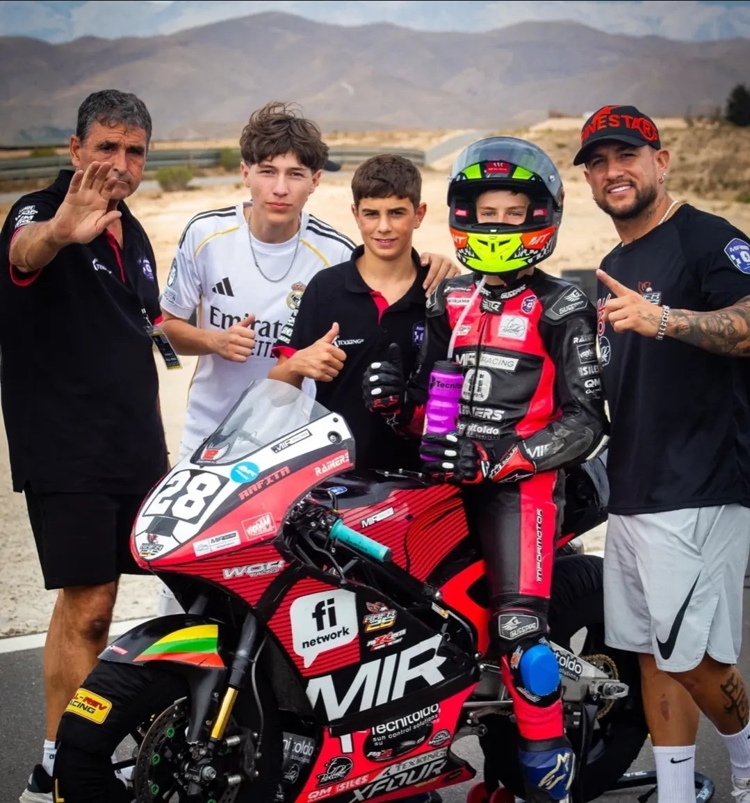 GrassrootsToGP's tweet photo. The final Mir Racing Cup Promo3 race is this weekend.
Four Riders can still win the title;
๐ฅ Luuk de Vries Motorsport
๐ฅ Rafael Budginaite -66
๐ฅ Mattia Rutigliano -123
4th. Marc Moninos - 129
#MotoGP #MirRacing https://t.co/IzJ9glQb7o