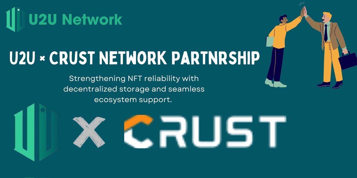 Kemat04's tweet image. 🔥 A New Power Move in the U2U NFT Campaign.

The @u2u_xyz ecosystem just got a major upgrade. @CrustNetwork  is officially joining the U2U NFT Campaign, bringing decentralized storage muscle to one of the fastest-growing NFT movements in Web3.

#U2U #NFTs
