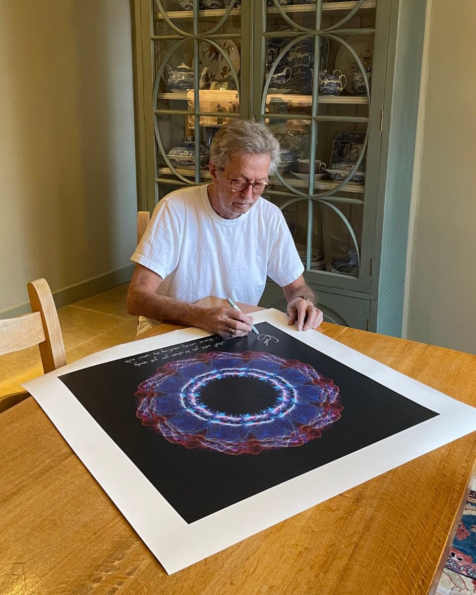 Eric worked with @Soundwaves_Art on a signed limited-edition