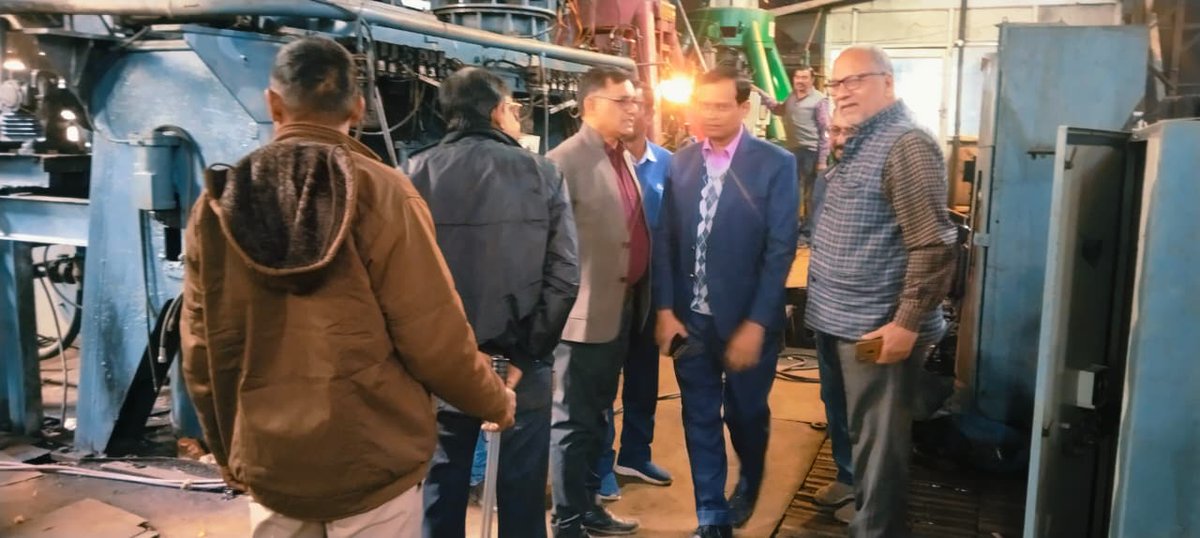 किसान सहकारी चीनी मिल बीसलपुर का निरिक्षण l