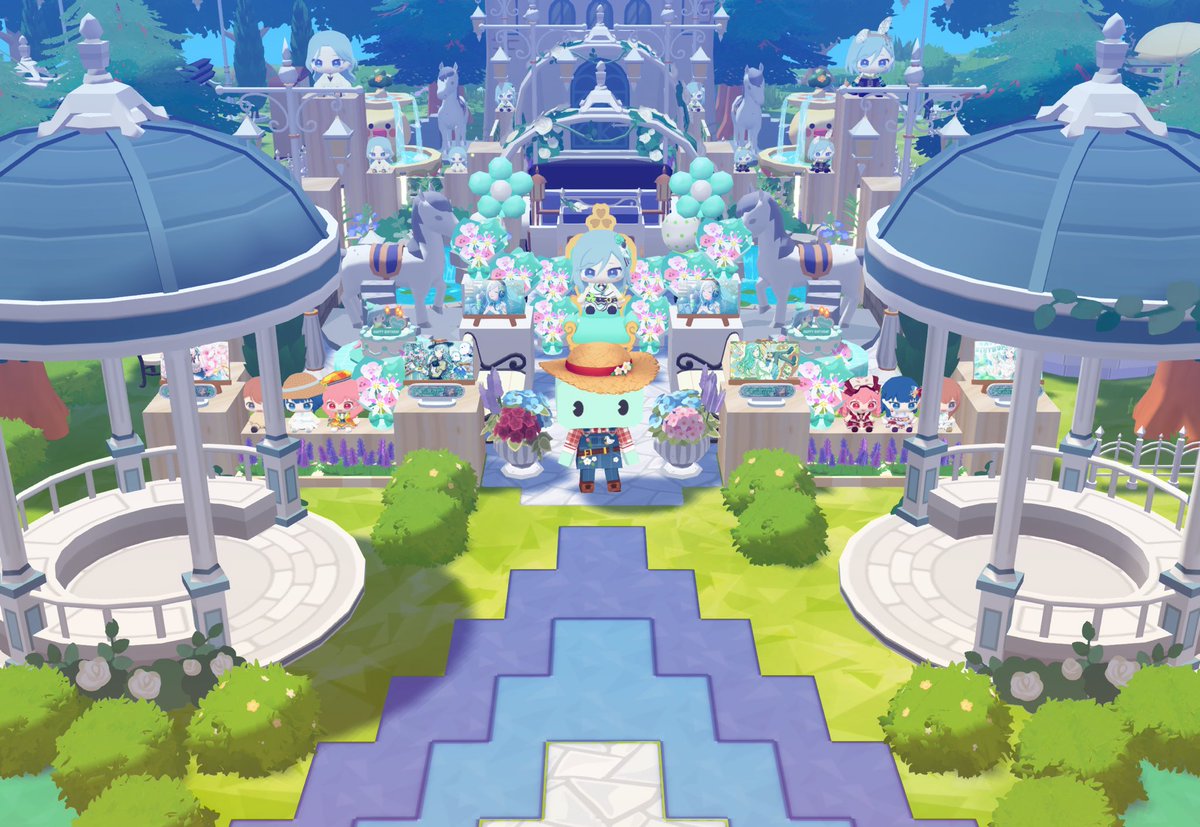 ssbkmewtwo_prsk's tweet photo. マイセカイ、雫の為に1から作りました
百景載りたいので良いと思ったらいっぱいいいねと拡散お願いしますコメントも嬉しいです

良ければぜひ遊びにも来てください！

誕生日おめでとう

ID : JPWBireXN8eBqM7c9Hk6

制作時間　10時間程
設置数700 床596
#日野森雫誕生祭2025 
#マイセカイ百景 https://t.co/6JOF9rbkjl