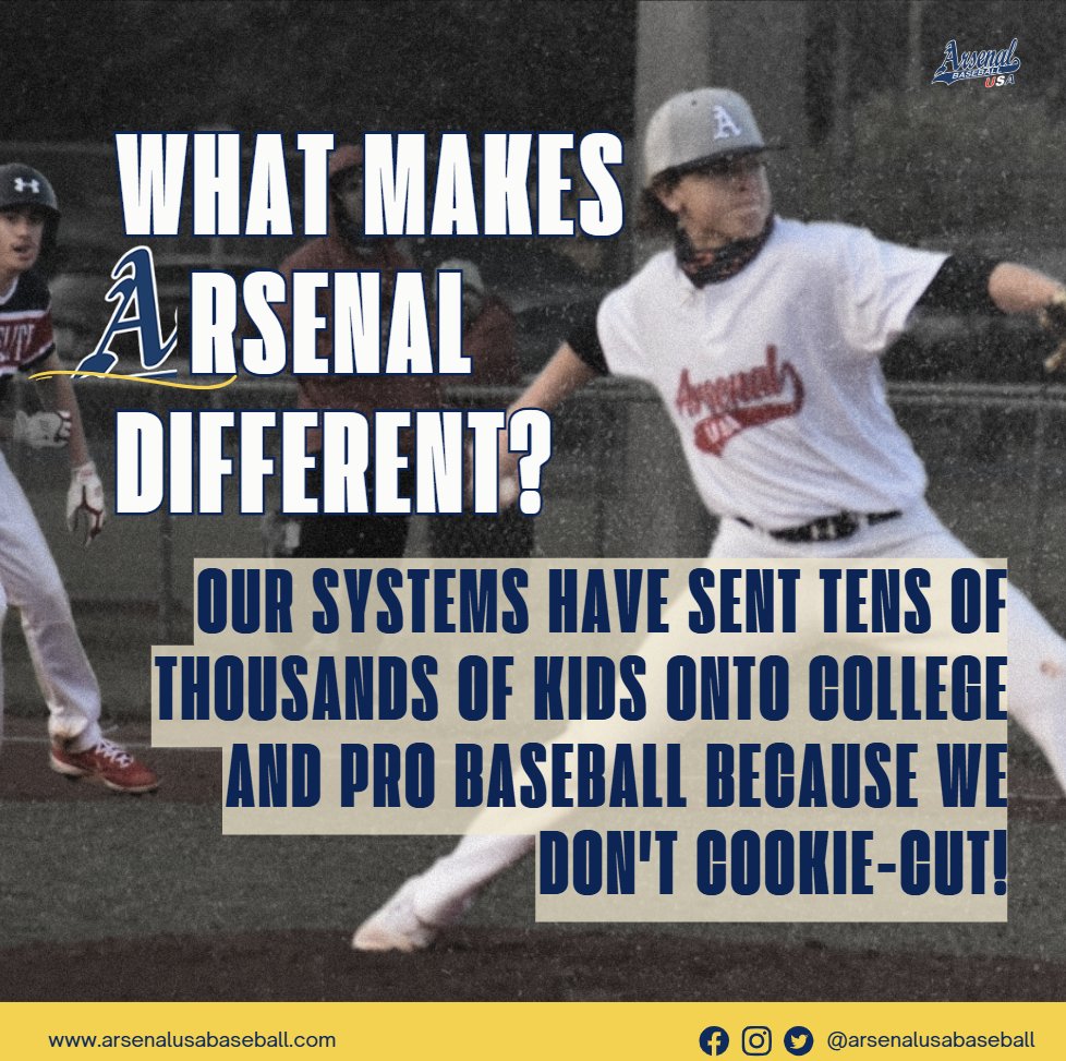 Arsenal USA Baseball tweet media