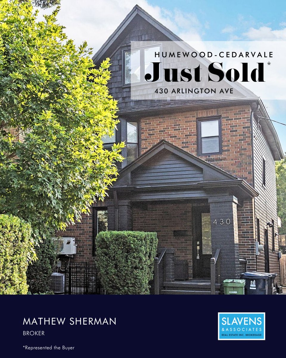 Just Sold! 🏡 

Congratulations to Mathew and Andrew for helping their clients find their next homes.

@mathewshermanre

#StartPacking

#JustSold #RealEstateExperts #FoundTheOne #GuidingYouHome #HomeSweetHome #DreamHomes #LocalExperts #Slavens #SlavensRealEstate