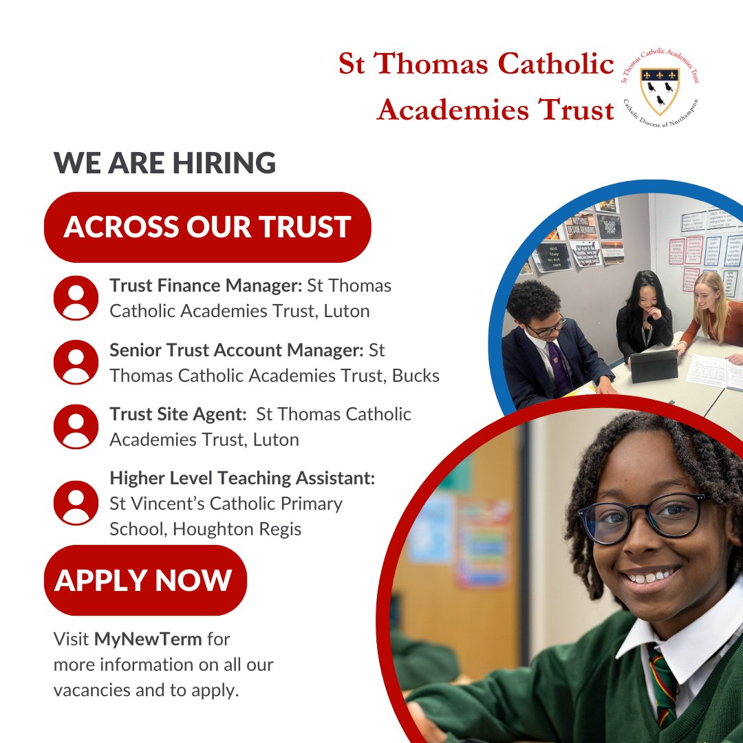 Apply here! - mynewterm.com/trust/St-Thoma…