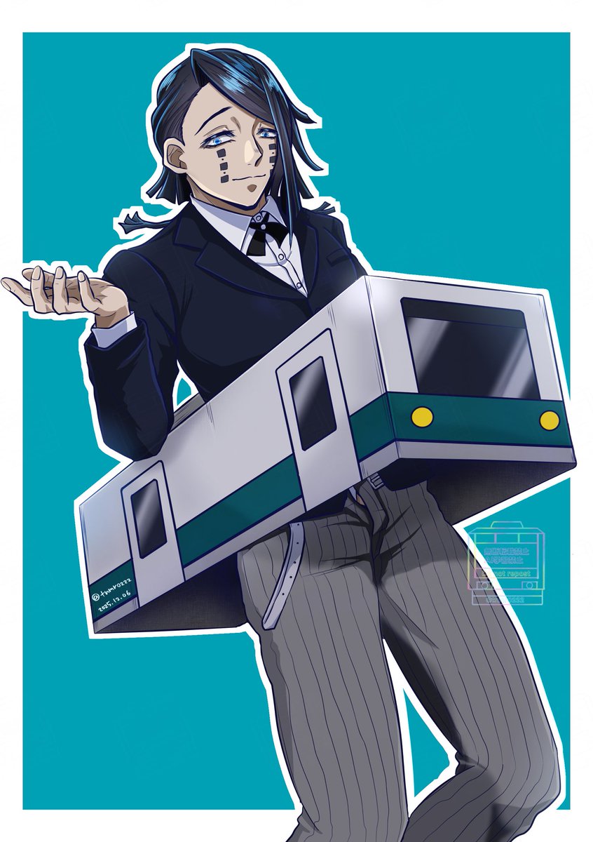 #えんむフェス

電車を着る男