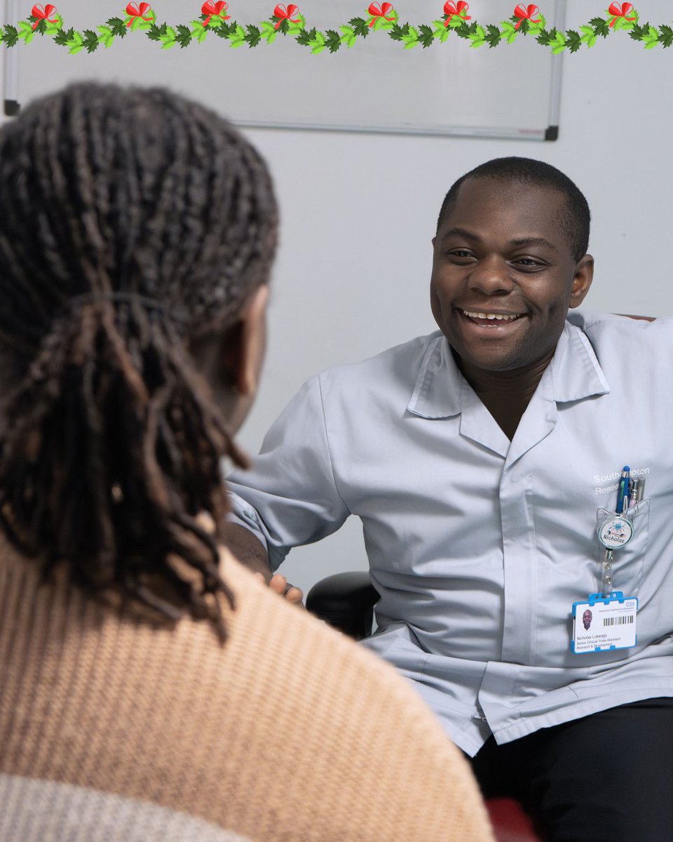 UHSFTresearch's tweet photo. 🎄 Day 3 of #12DaysofUHS 🎄

As we reach Day 3, we recognise how @IBHOstudy volunteers at @UHSFT are helping create fairer, more accurate research and better healthcare for everyone 💙

Learn more and sign up at @SouthamptonCRF

👉 https://t.co/0rj3jYoPEw
#WeAreUHS #LeadingTheWay https://t.co/IdCW5f0w21