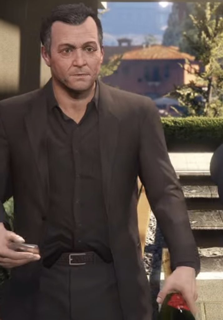 brickfighter13's tweet photo. @RockstarGames Our GTA 5 Protags are getting old.

Happy to see Micheal finally in Online! https://t.co/VY9zuhL5Ln