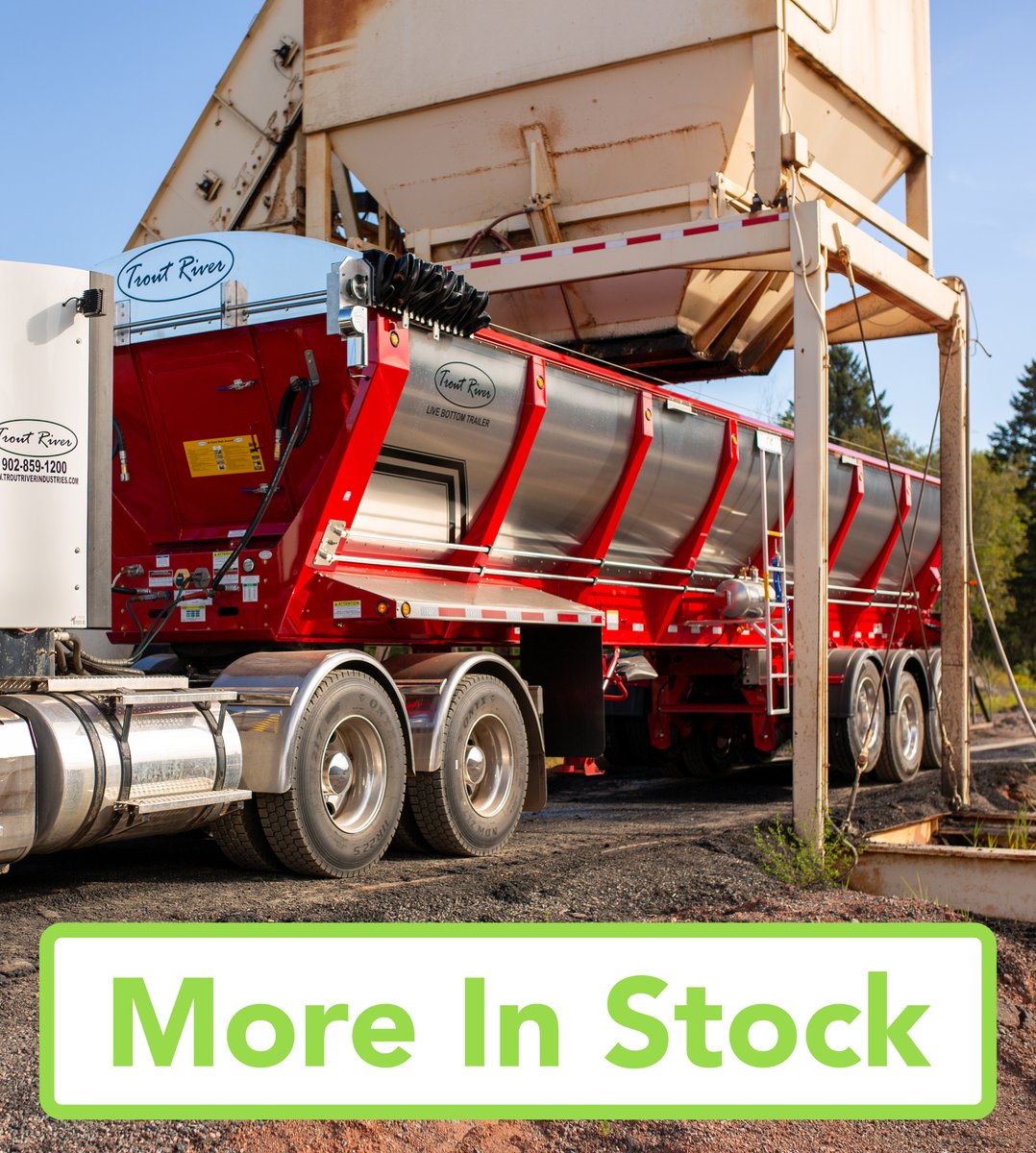 We have four new Trout River live bottom trailers in stock and ready for delivery!

maximinc.com/trailers-trout…