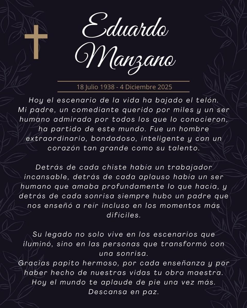 FabbMX's tweet image. Descanse en paz #EduardoManzano #LosPolivoces