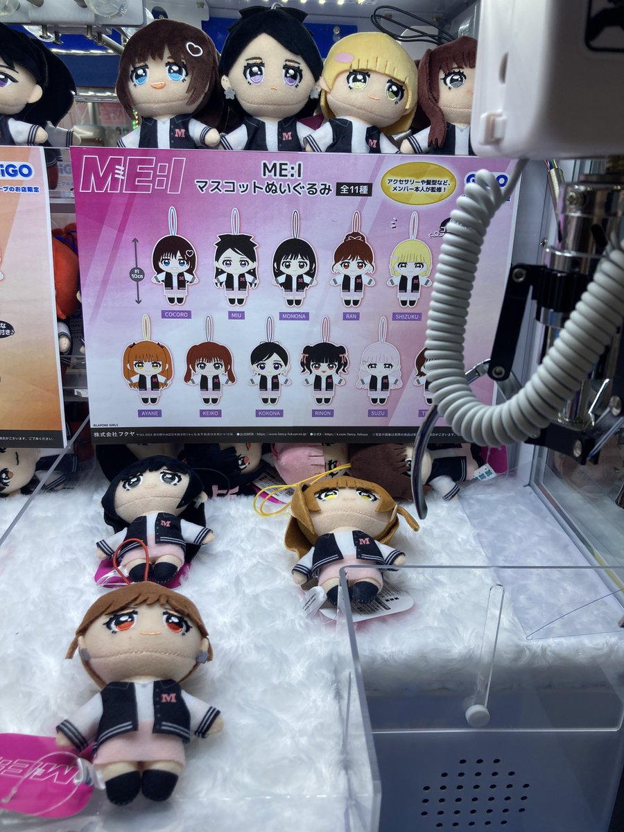 IS：SUE マスコットぬいぐるみ～GiGOグループのお店限定
