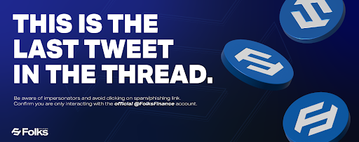 FolksFinance's tweet image. Disclaimer:
This is not financial advice. Staking involves risk. Always review the terms and understand the structure before participating.