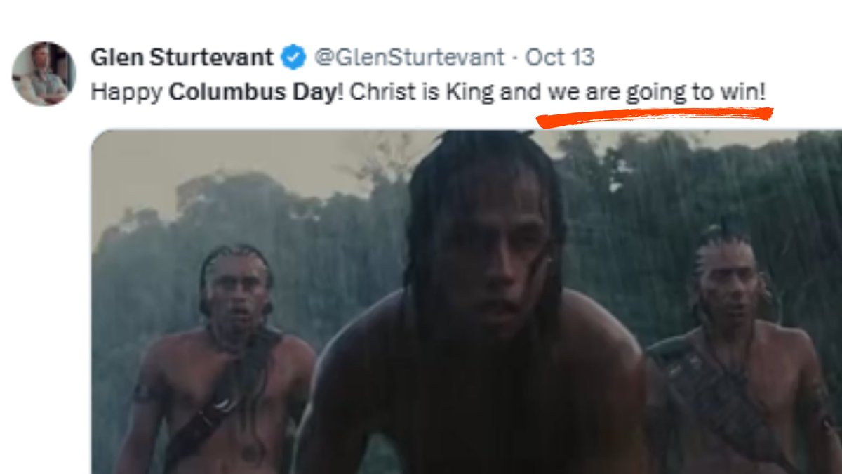 Virginia elected official offers video depicting the start of Taino genocide and enslavement with “We are going to win!” caption.

Is this “representation” Virginia is proud of in 2025?  

#VirginiaPolitics #HispanicVoters #IndigenousHistory #VARising