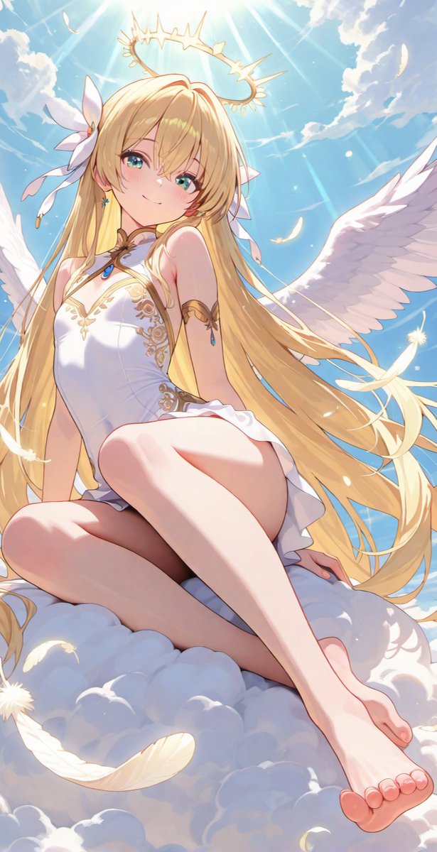 空がきれいだなって思えたら、
それは心が晴れている証拠。
自分の歩幅でいいから、今日もあなたのまま、
進んでみて。

あなたの空は、どんな色をしてる？
わたしはね、金色の風を感じてるよ──