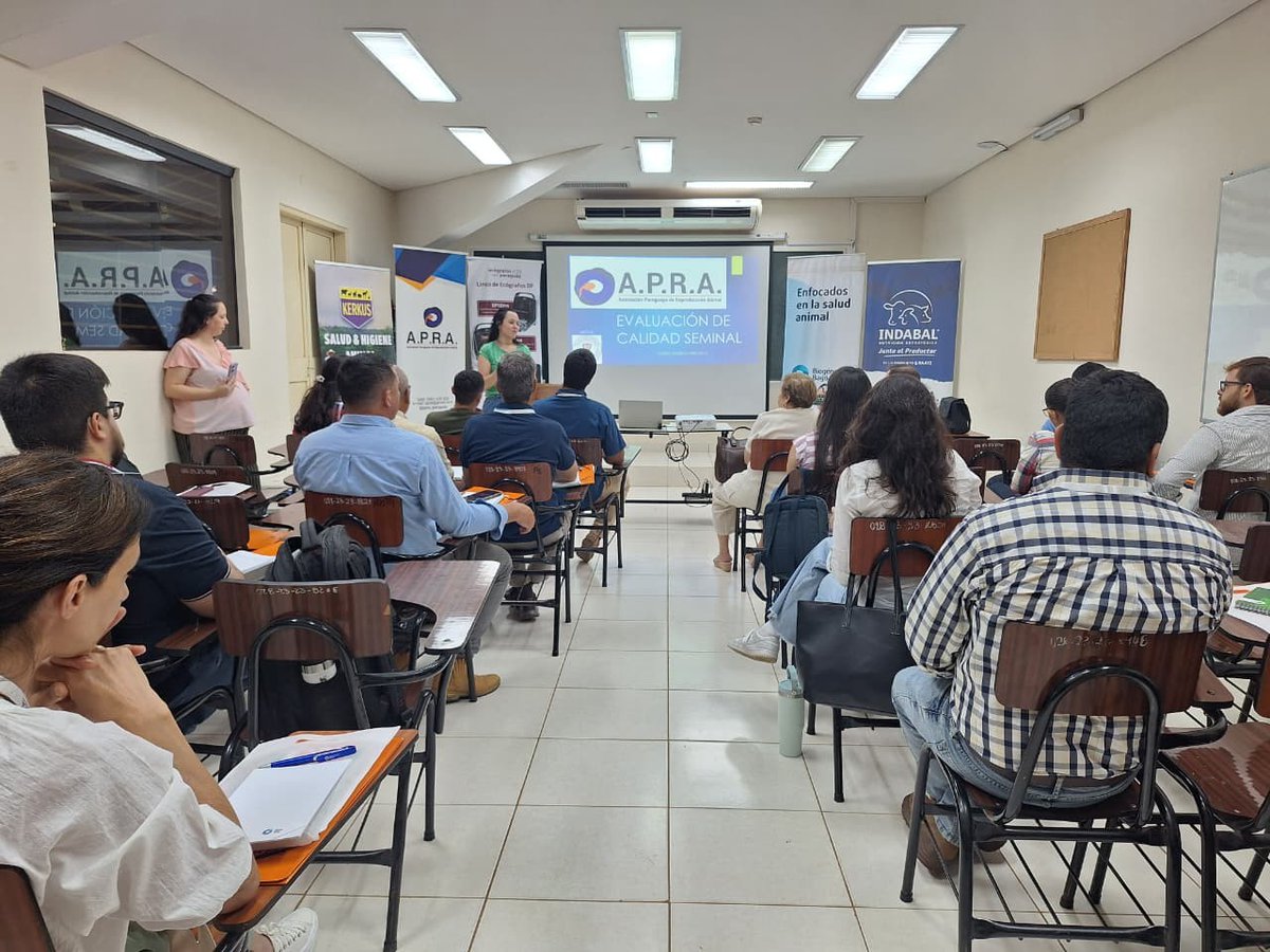 LA FCV UNA Y APRA DESARROLLAN JORNADAS TEÓRICO–PRÁCTICAS SOBRE CALIDAD SEMINAL
Nota completa: vet.una.py/?p=9554
#SomosDeLaUNA #SomosVete #FCVUNA