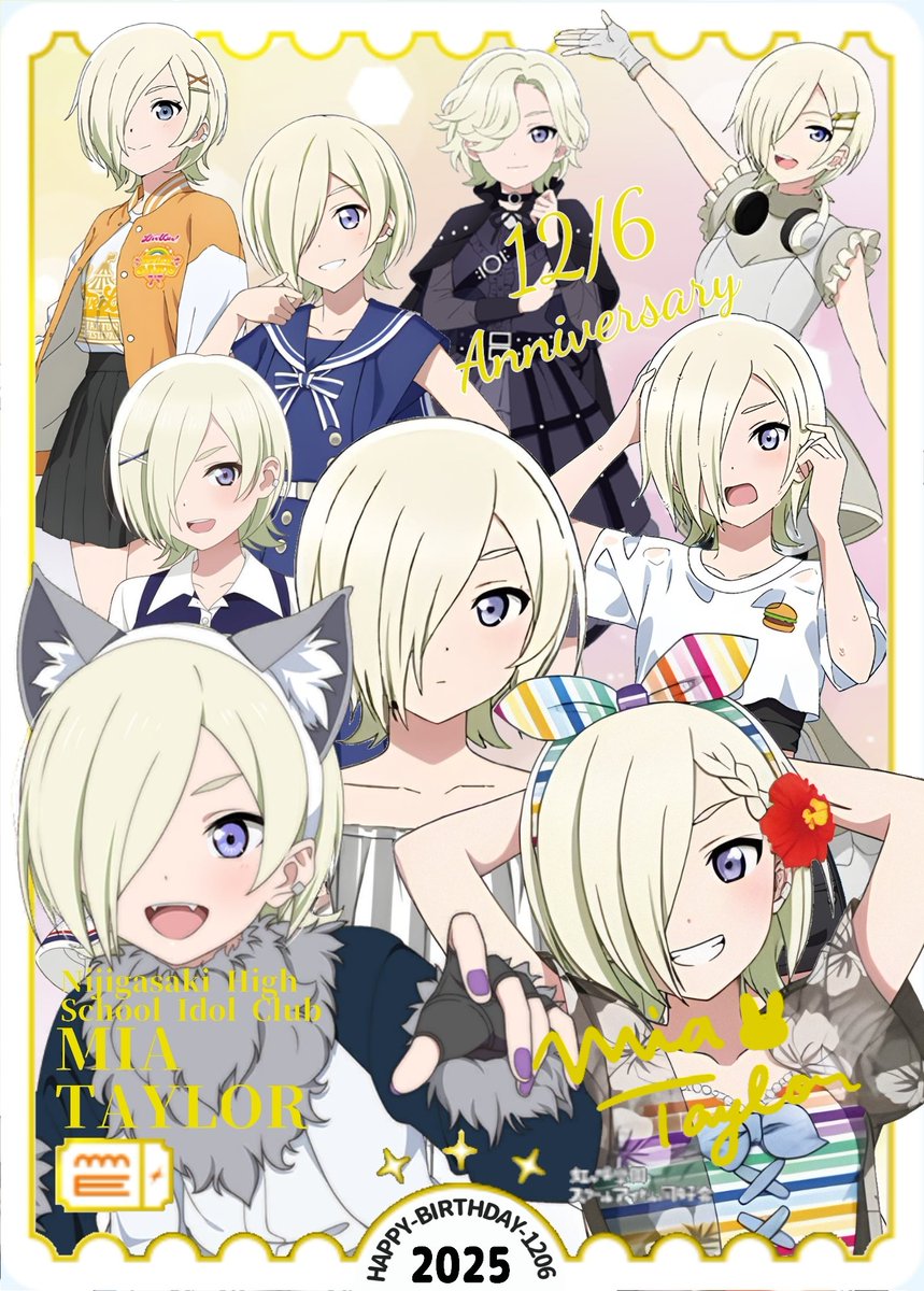 ミア・テイラー生誕祭2025 #ミア・テイラー誕生祭2025 🎂HAPPY