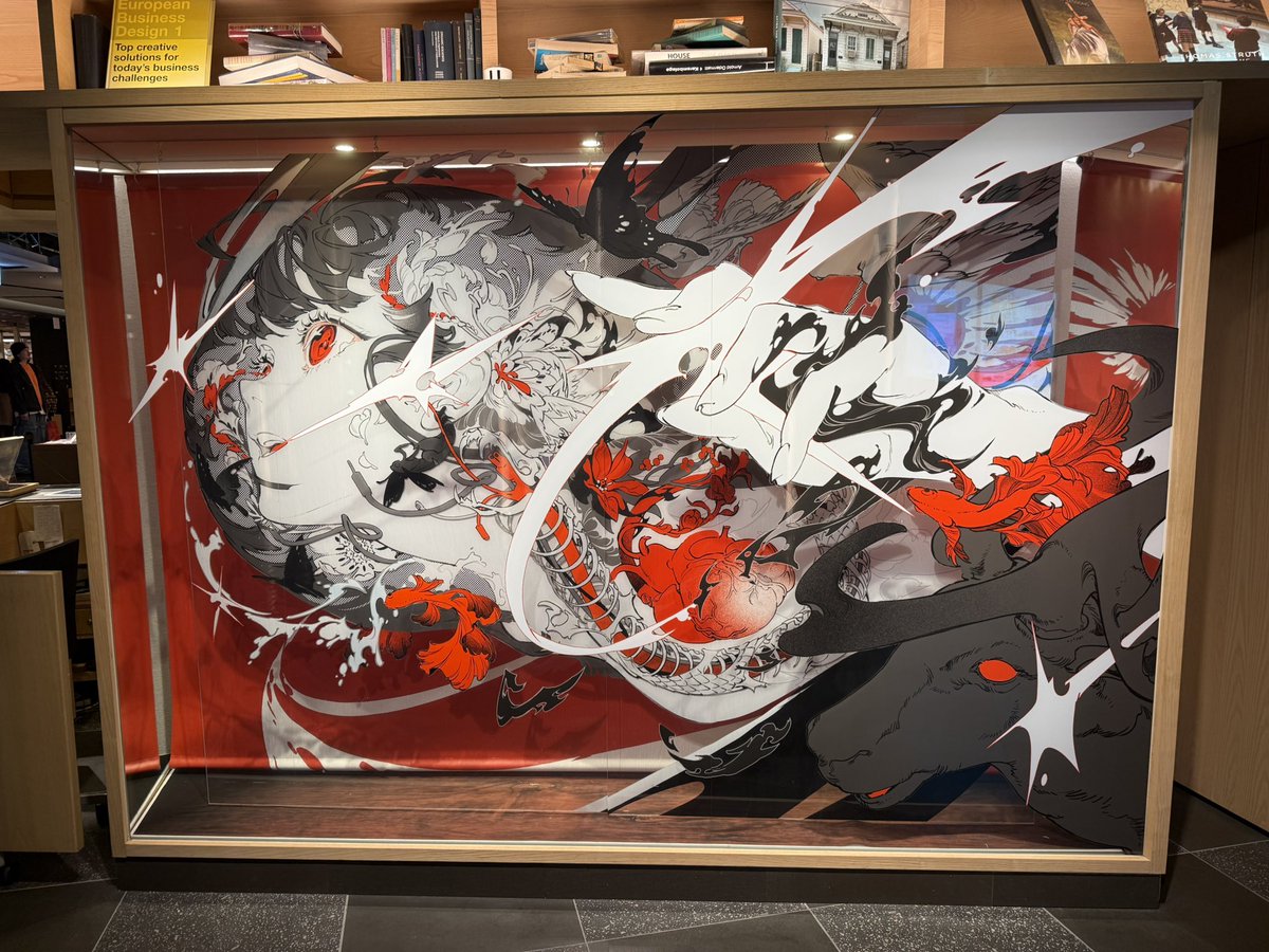 そして、米山舞さんの個展『ARC』の内覧会へ。圧巻。表現したい事を