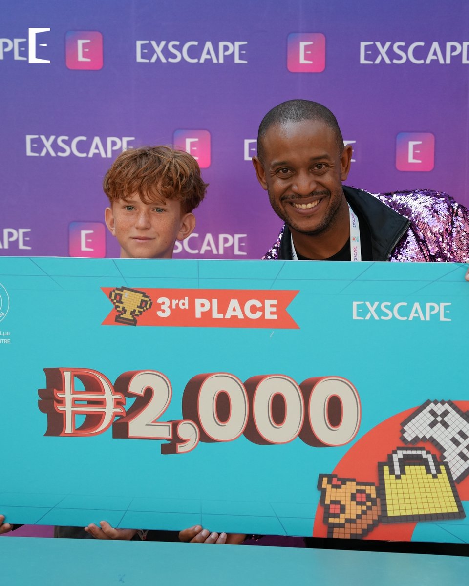 ExscapeOfficial's tweet image. MISSION ACCOMPLISHED! 🏆
Congrats to the winners of the Exscape x @CityCtrDeira  Scavenger Hunt!
🥇 Bathool (AED 5,000)
🥈 user01183392 (AED 3,000)
🥉 sosen (AED 2,000)
Speed + strategy = BIG wins!
#Exscape #CityCentreDeira #RealLifeScavengerHunt #CCD30Years #GamingChallenge
