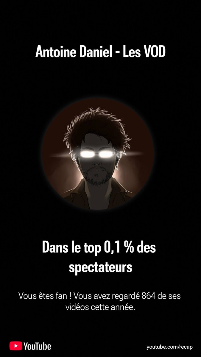 Quand tu t'endors tous les jours avec les redif d'Antoine Daniel...
(En ce moment, c'est la playlist de Megabonk)