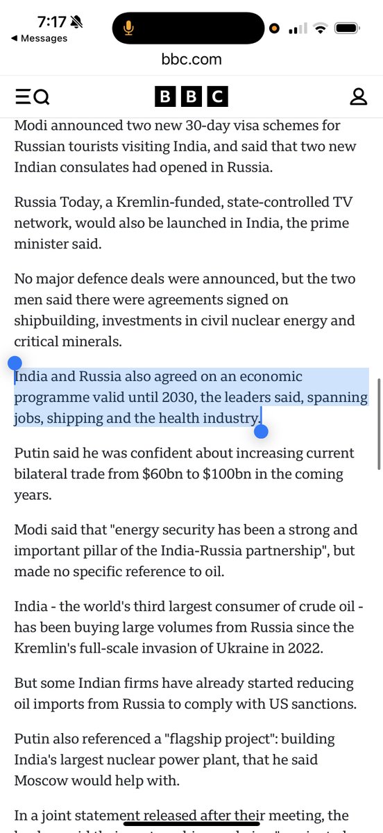 India just struck a long-term economic partnership with Russia … fuel, shipping, jobs, even Russian state media expanding inside India.

So here’s the real question for U.S. policymakers:

Why are we still issuing the majority of our H-1B and OPT work visas to a country