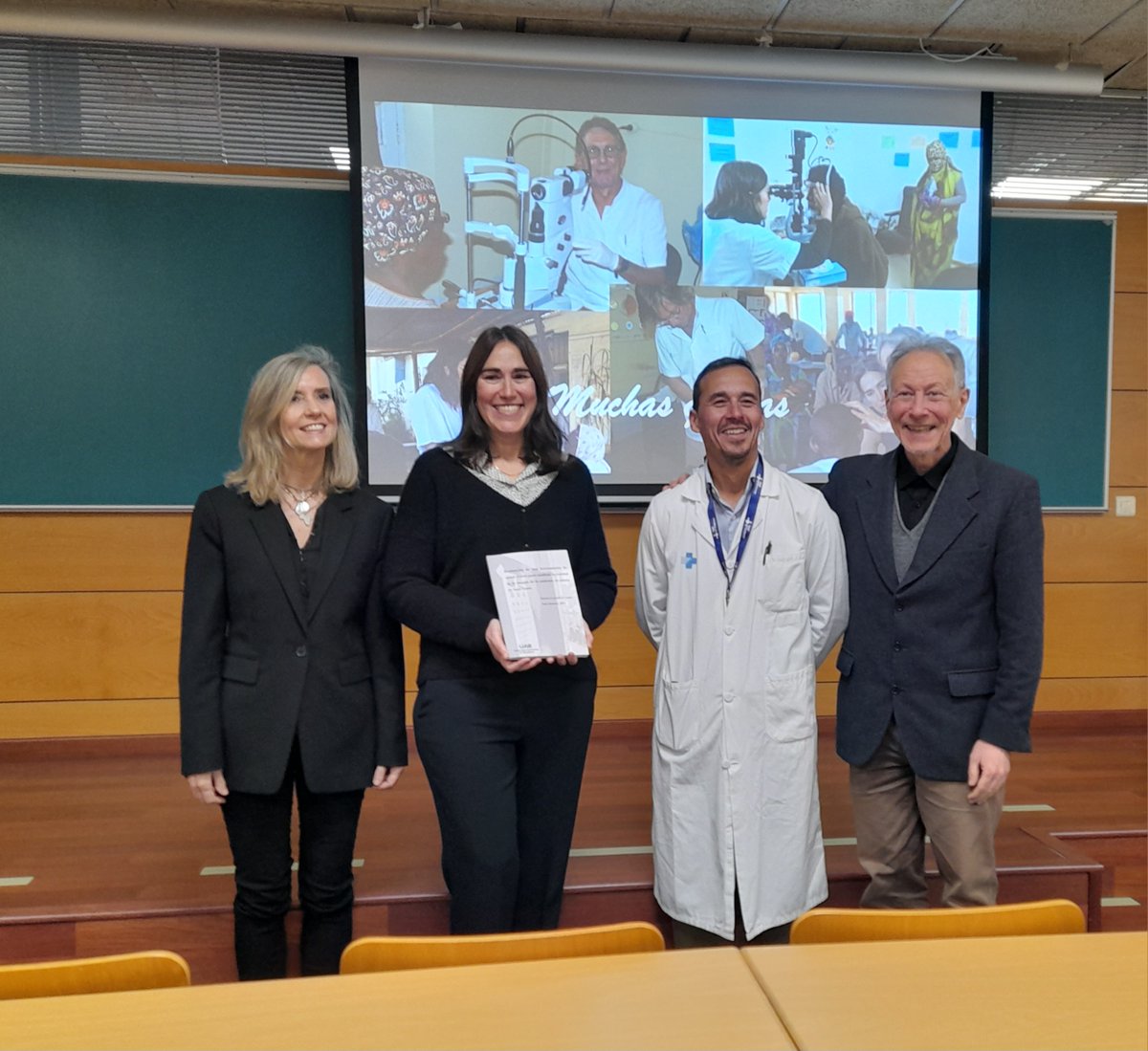 👁La oftalmóloga Mónica Lecumberri, miembro de nuestro comité médico, presentó su tesis doctoral incluyendo un estudio piloto en el marco del proyecto de Mozambique con la herramienta BOOST que nos aportará mejoras de futuro👏🏿 ¡Felicidades!