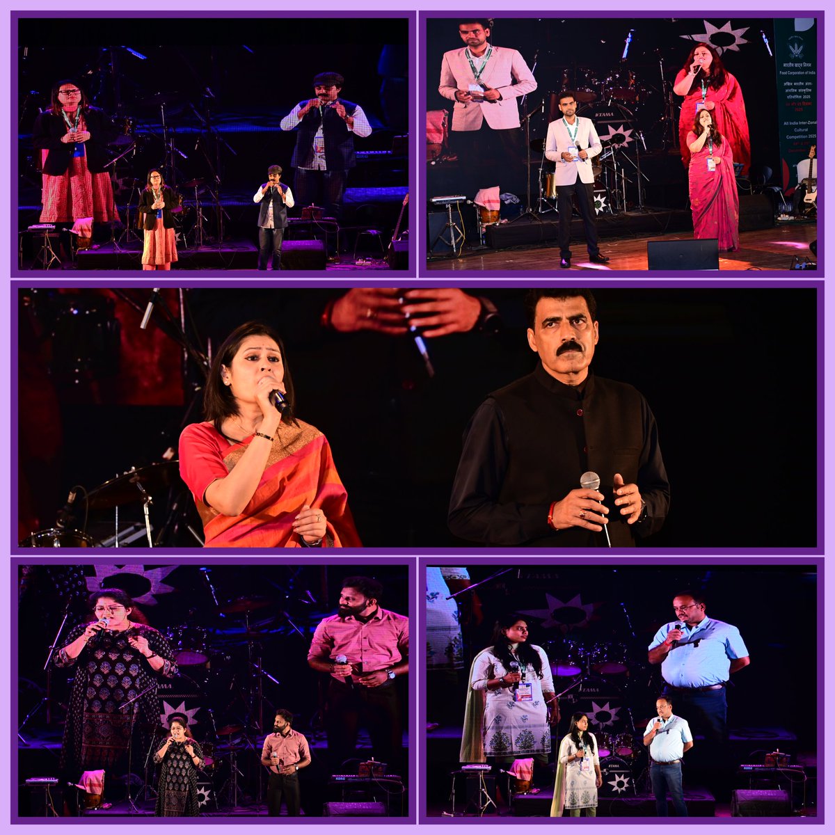 Different voices , different styles and seamless melodies . When they sang it wasn’t just music- it was a feeling , a story and a beautiful exchange of energy. FCI Inter Zonal Cultural Competition 2025, Solo &amp; Duet song event.
#SONGS #fci 
<a href="/BiharFci/">FCI_Bihar Region</a>