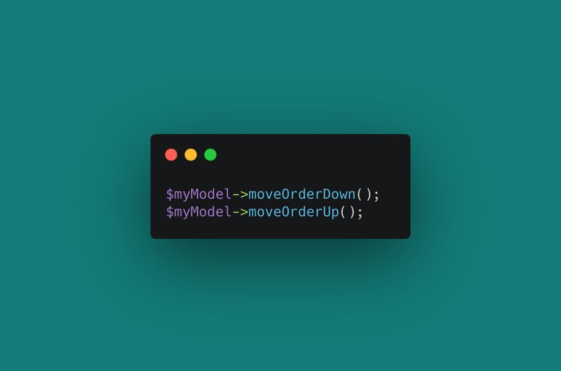 MadeWithLaravel's tweet image. Add sortable behaviour to your Eloquent models 🔄 and fetch all the records in the right order with this package! - madewithlaravel.com/eloquent-sorta…