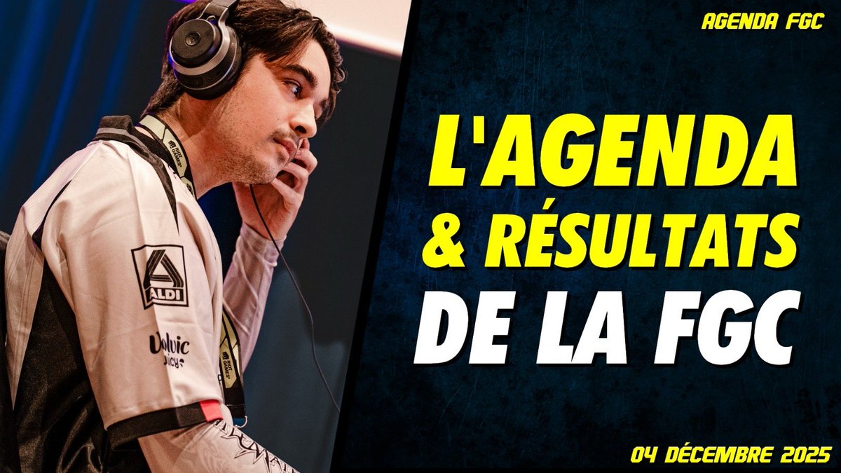 Que se passe-t-il ce week-end et dans les semaines à venir ?
L’agenda FGC du 4 décembre est en ligne !

➡️ youtu.be/Prt5plZsgXI

Paris, Bordeaux, Lille, Lyon, Toulouse, Nantes… et les tournois en ligne : c’est dispo.
Avec en bonus les résultats des tournois de la semaine.