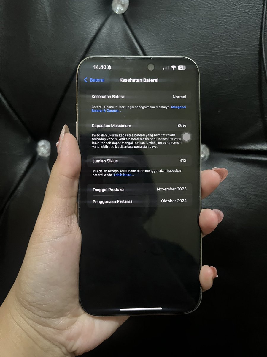 lasieys's tweet image. Hai! aku mau jual hp lamaku
Iphone 15 ProMax 256 Ex Ibox (Resmi)
kondisi masih bagus mulus no minus
batery health 86% pemakaian normal 1th
kelengkapan fullset ya box + kabel
aku jual karena aku upgrade hp
open price di 💸 15.8jt bisa nego kok
📍dom bekasi, kalo fix take bisa cod