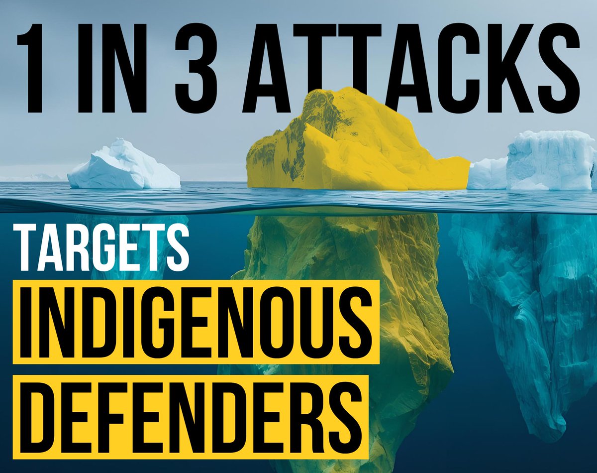 <a href="/amnestyusa/">Amnesty International USA</a> <a href="/FrontLineHRD/">Front Line Defenders</a> <a href="/OBS_defenders/">The Observatory</a> 1 in 3 attacks targeted Indigenous defenders — even though they represent only ~6% of the global population.

Colombia, Guatemala, the Philippines, India &amp; Indonesia among the most dangerous countries.