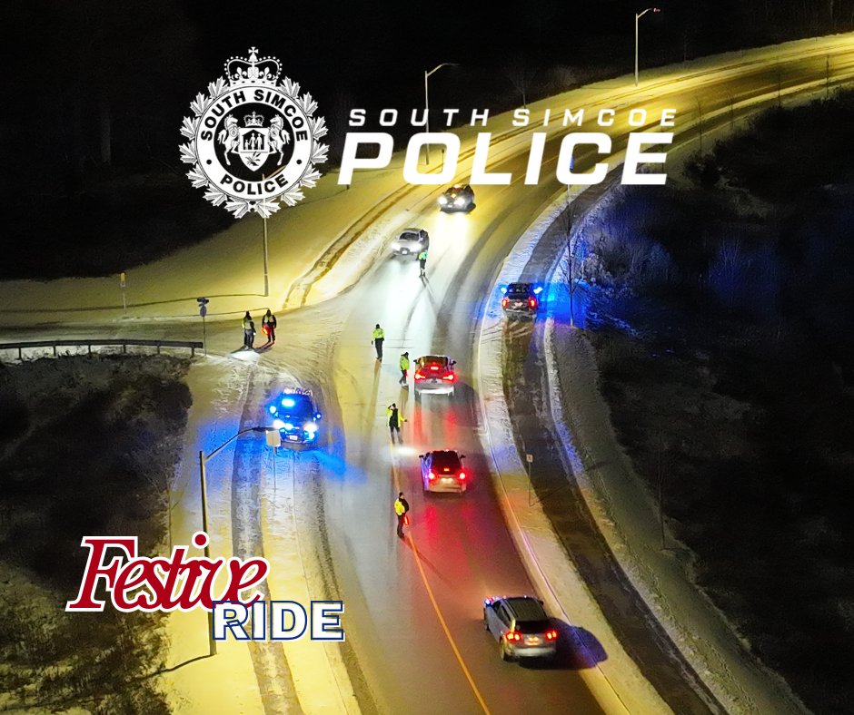 SouthSimcoePS's tweet photo. SSP officers are actively conducting our #FestiveRIDE program in #Innisfil and #bwg to enhance road safety and remove impaired drivers from our roadways. Our commitment to road safety is 24/7 & all year-round.
Always drive sober and plan a safe way home. https://t.co/bPetRDvpkB