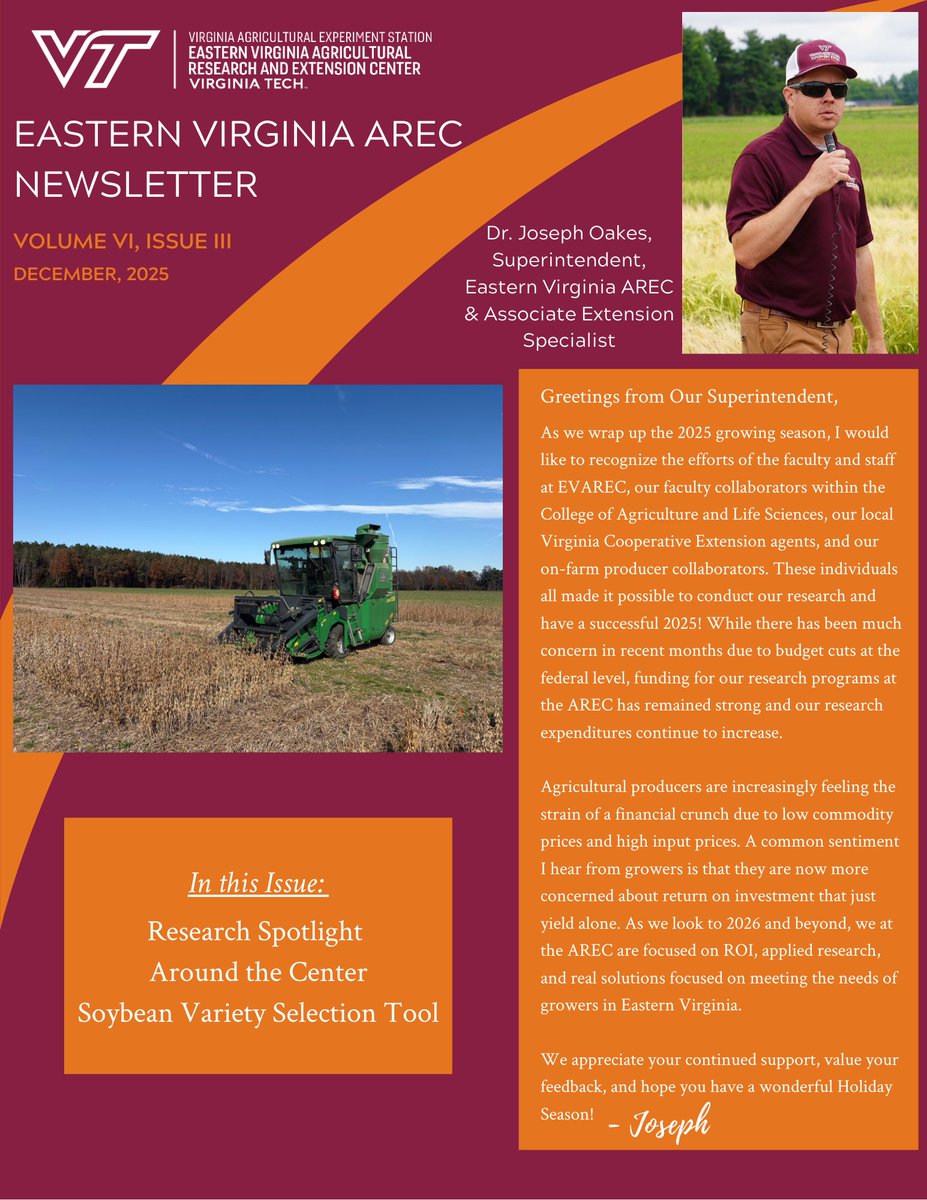 Check out our latest newsletter to see what we have been up to!

arec.vaes.vt.edu/content/dam/ar…