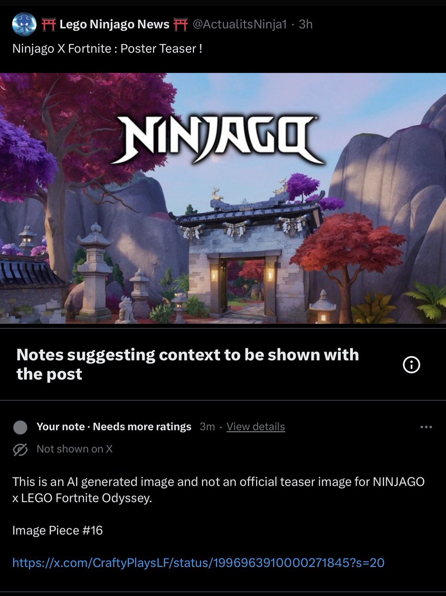 Crafty | LEGO Fortnite tweet media