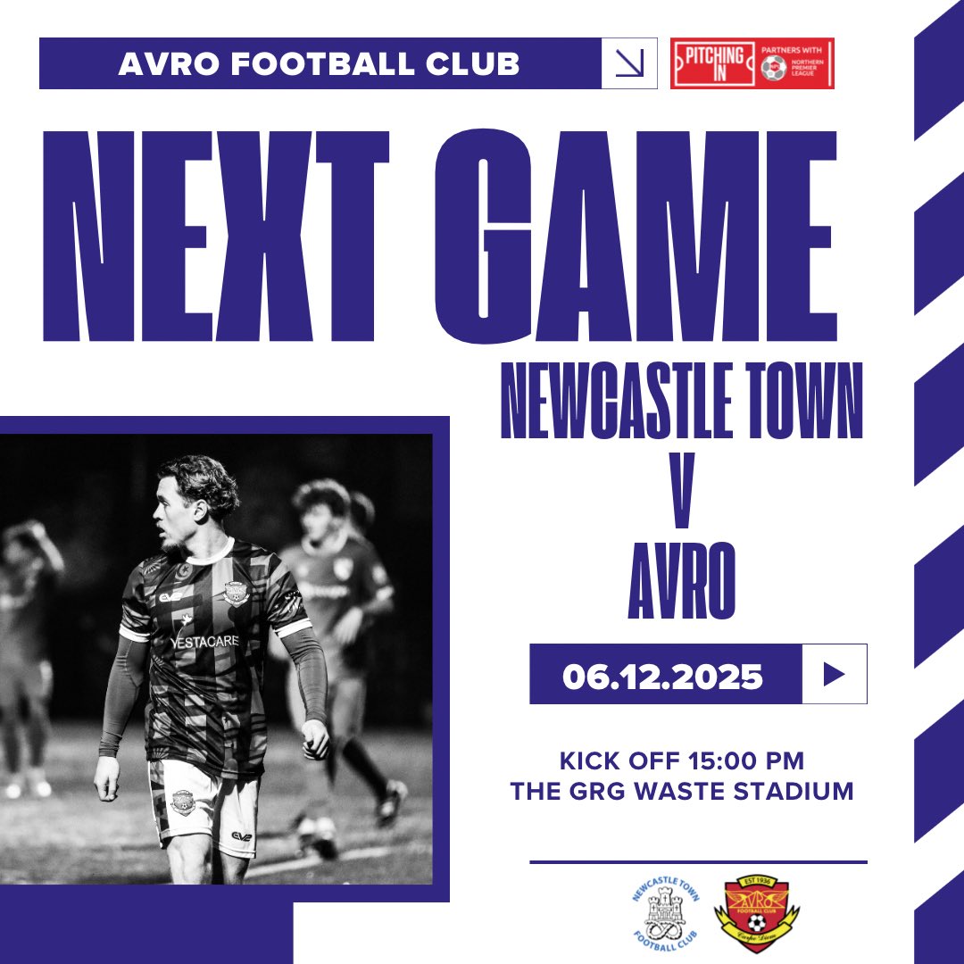 💙 A reminder that we’re back in action tomorrow afternoon when we make the trip to face Newcastle Town. The first of our 4️⃣ remaining fixtures in December ⤵️