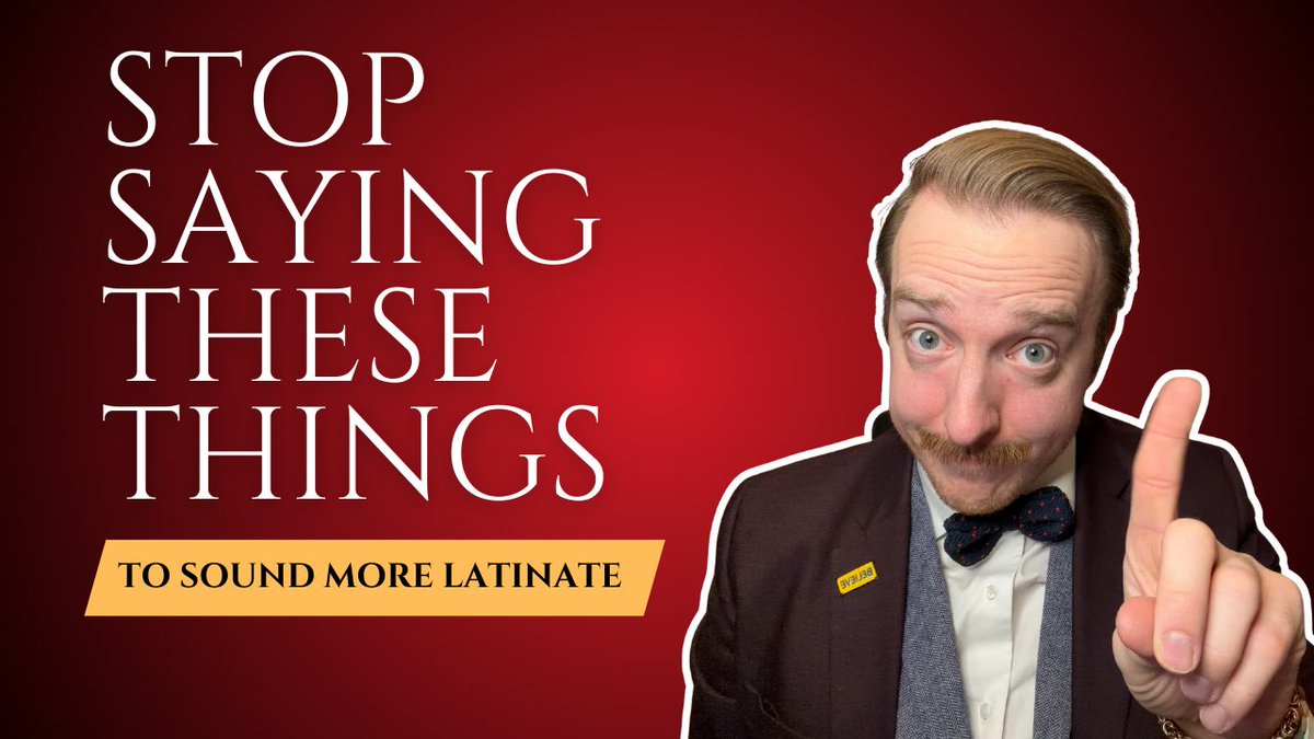 lacvolo's tweet image. [LA] In nostra novissima pellicula, de quinque saepe auditis erroribus loquimur et meliores ostendimus modos quibus haec eadem dici possunt. 

[EN] In our most recent video , we talk about 5 often heard errors and we show better ways to express them.

youtu.be/759zXKK84A4?si…