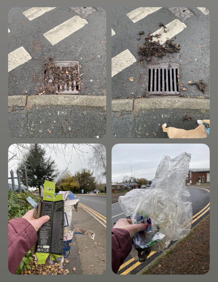 sabrown134's tweet photo. 5th December - did some more #BootScrape drain clearing (as well as being the ๐ถ๐ฉ๐งโโ๏ธ) on our our morning #sniffari @pawsonplastic ๐พ then litter picking on the Ashburton Industrial Estate #HappyWeekendAll โ๏ธ#StayDry #Christmas countdown ๐
#BePartOfTheSolutionNotThePollution โป๏ธโฌ๏ธ https://t.co/g9VDQrVHfX
