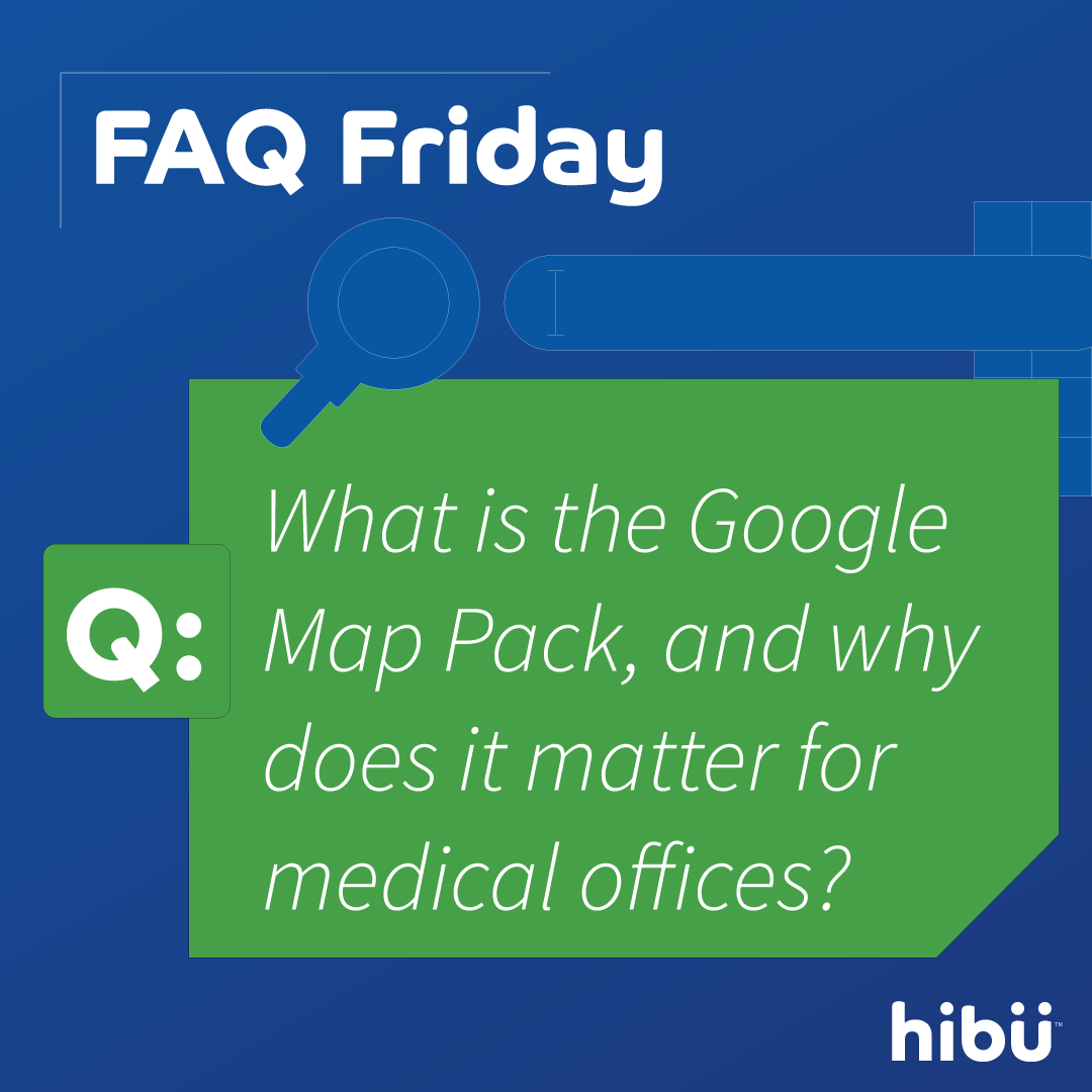 hibuUS's tweet photo. #FridayFAQ: What is the Google Map Pack, and why does it matter for medical offices?

No matter what industry you're in, your local business will succeed when you take steps to make sure potential customers can find you online. Learn more on our blog! https://t.co/k6hn06UYoq https://t.co/4t22vy1nOT