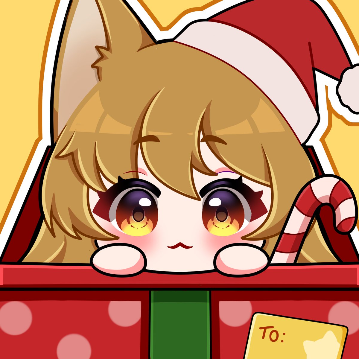 Some of the cuties I drew lately 🎅❤ 
Who wouldn't love receiving this gift boxes?  🥰

#ChristmasYCH #Vgencomm #Vgen
