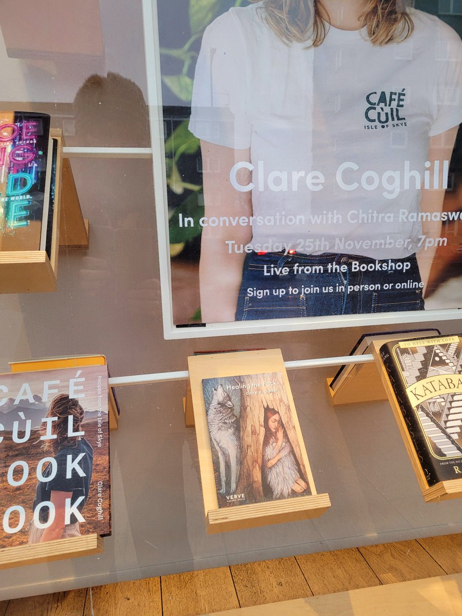 clare_potter's tweet image. Thnks @PortyBooks for hosting me for my poetry walk  @PTBOpoetry I'm grateful you stocked my book #HealingThePack in yr brilliant bookshop. A 1st, my book in a window. Crows +haar made way for our poems! Thnks @RSLiterature #jerwood @CreativeScots  for my award @VervePoetryPres
