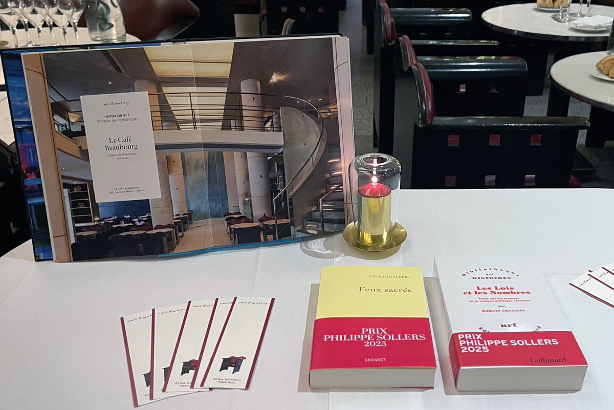 Prix Philippe Sollers 2025, les lauréats de la première édition : kristeva.fr/prix-philippe-…