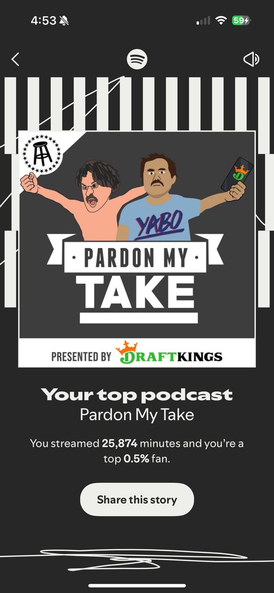 BigBabyDivs's tweet photo. Real AWL ⁦@PardonMyTake⁩ ⁦@BarstoolBigCat⁩ ⁦@PFTCommenter⁩ ⁦@hen_ease⁩ keep crushing it boys! #viva #awl #wrapped https://t.co/ncsMw3Chqs