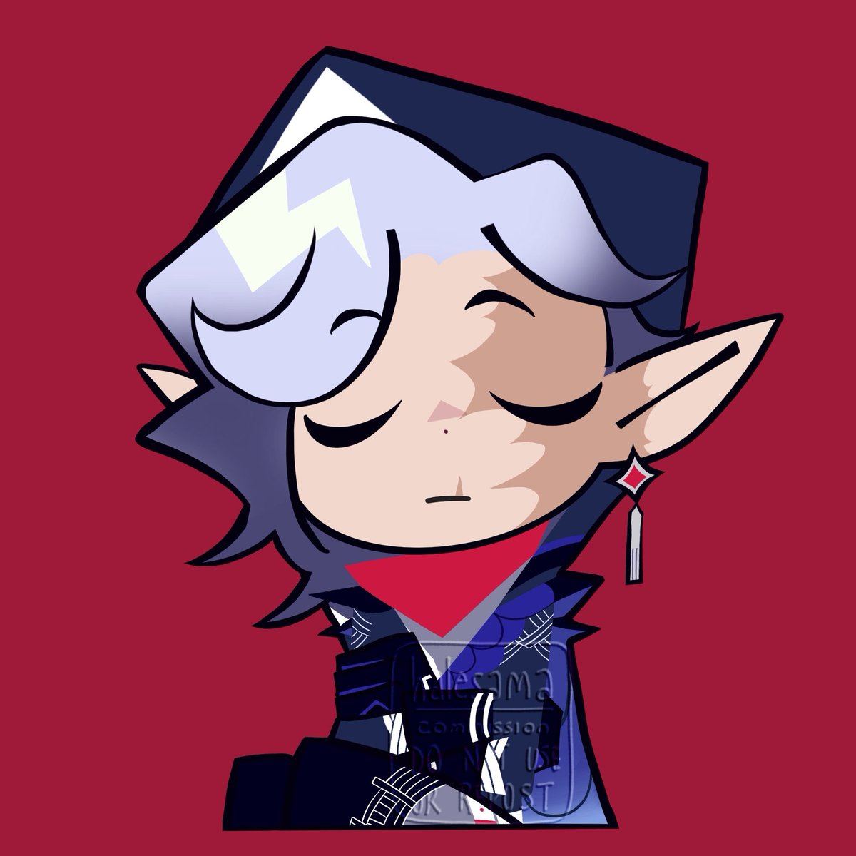 ZZZ chibi c♡mm for SakuraMoussy ₊˚⊹☆ 
#vgencomm