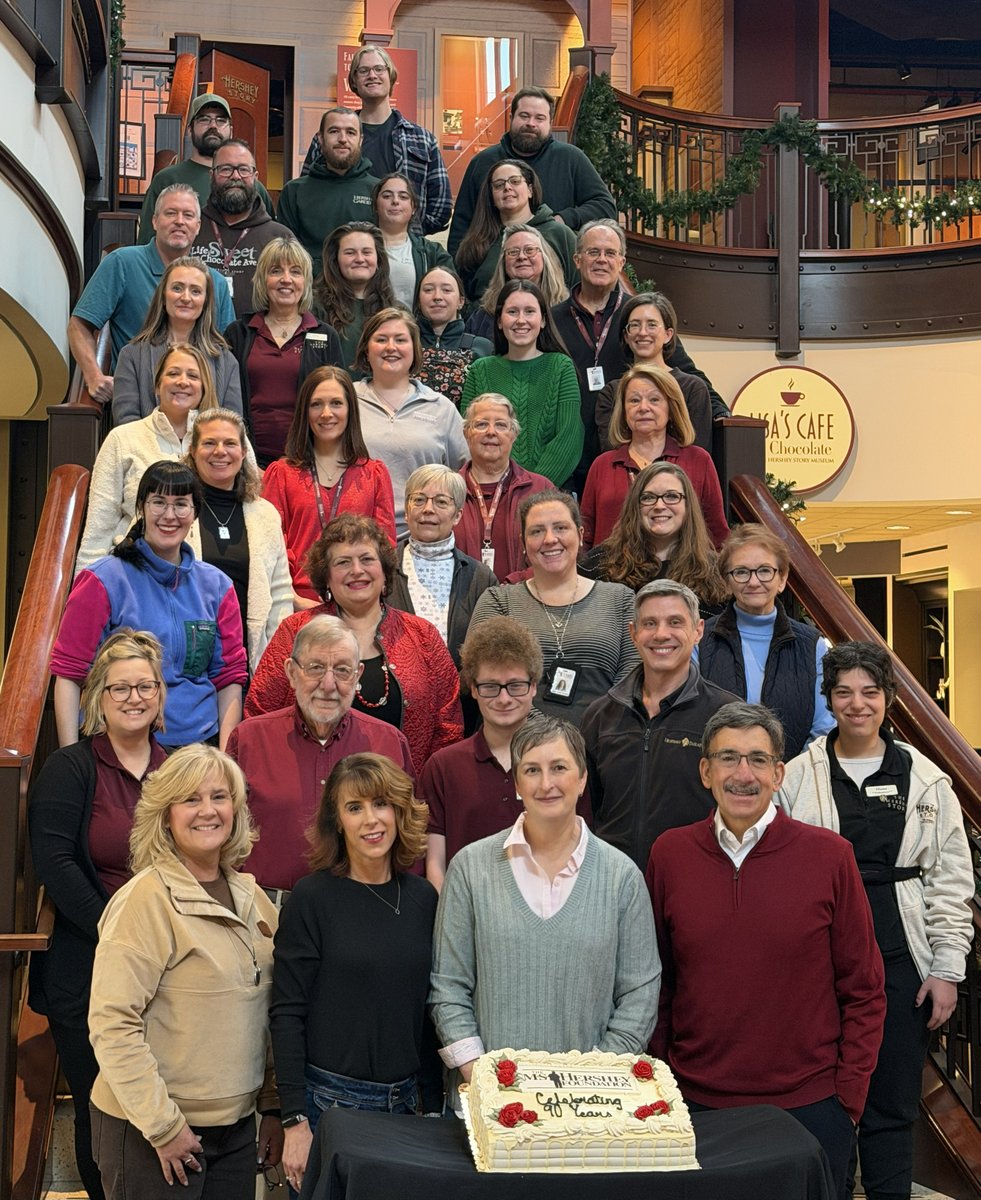 Celebrating 90 years! The M.S. Hershey Foundation, parent organization of The Hershey Story Museum, is proud to be offering educational and cultural enrichment to the community since its founding by Milton Hershey in 1935. #HersheyPA #hersheygardens