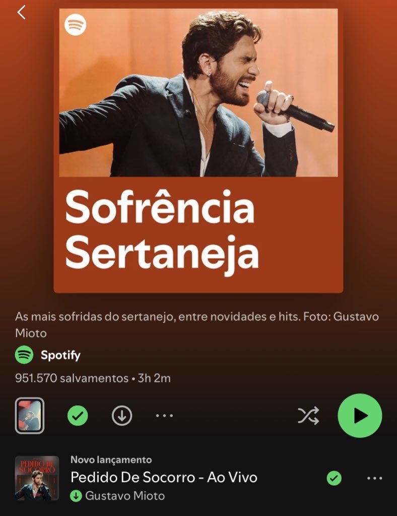 Já somos capa no Spotify 
PEDIDO DE SOCORRO