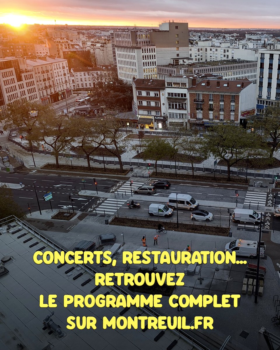 J-1⃣ ! Demain, on inaugure la toute nouvelle Croix-de-Chavaux… et on vous garantit une journée mémorable !

🥳 Village de Noël, concerts, spectacle unique… Retrouvez un avant-goût des animations qui vous attendront ce samedi 6 décembre dès 14h.

▶ montreuil.fr/inauguration-c…