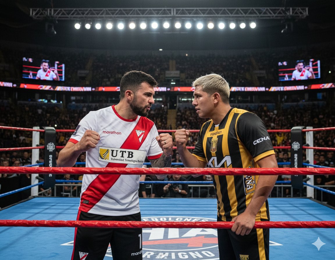 Nos metemos de lleno a la pelea del año!Oferta 2x1
Listos los precios para la contienda
Curvas: 30 Bs
Recta: 40 Bs.
Preferencia: 60 Bs.
Butaca B: 80 Bs.
Butaca A: 100 Bs.