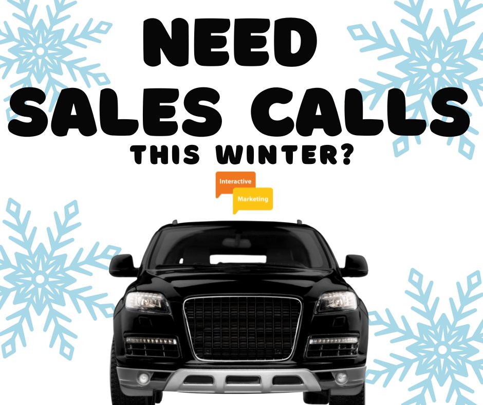 IM_Socials's tweet image. Wanting to boost your sales calls this winter?

We can help boost visitors to your dealership by informing your customers of current offers, tracking sales leads and finding out about future returns to the market. 

Contacting your customers and representing your dealership!