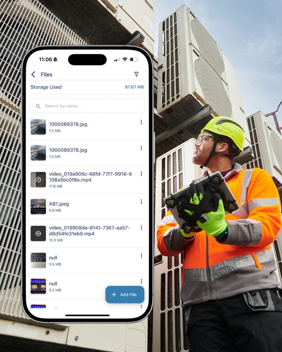 energosAI's tweet photo. New Feature Drop: Files Library

Your field teams just got a whole lot smarter. No more hunting for documents.
You can centralize manuals, SOPs, drawings, videos &amp; more — and link them directly to assets, WOs, and procedures.

Read more:
🔗 https://t.co/jwfGolvuGA https://t.co/6jNqIgul1c